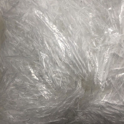 Concrete White Polypropylene PP Twisted Fiber 54mm For Buildings