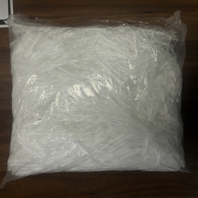 Concrete White Polypropylene PP Twisted Fiber 54mm For Buildings