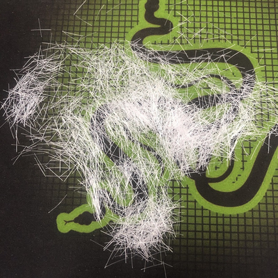 12mmx0.2mm Ultra High Performance Concrete Polyvinyl Alcohol PVA Fiber For UHPC Application