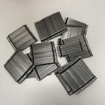 Length Of 60mm Glued Hooked End Steel Fiber 80/60 For Concrete Reinforcement