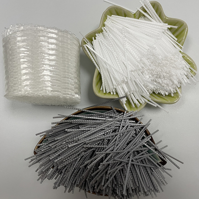 Synthetic Polypropylene PP Fiber Macrofiber For Anti Cracking Cement Concrete