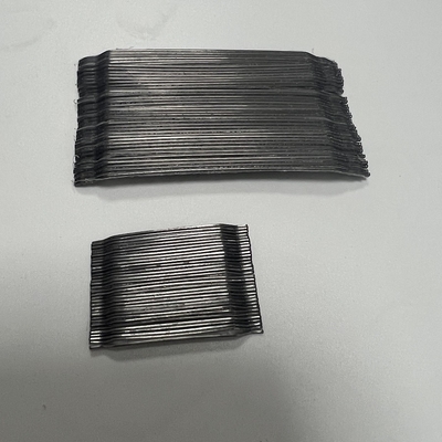 L/D 80 Tensile Strength 1800Mpa Glued Hooked End Steel Fibre 80/60 For Mine Tunnel