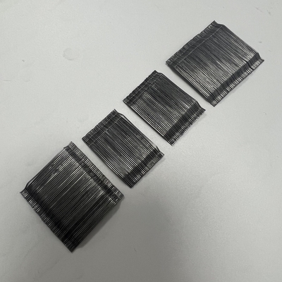 L/D 80 Tensile Strength 1800Mpa Glued Hooked End Steel Fibre 80/60 For Mine Tunnel