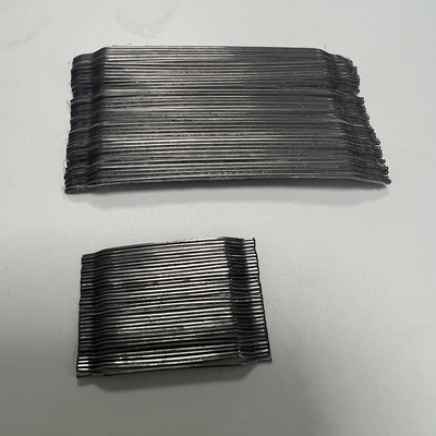 Concrete Reinforcement Hooked End Glued Steel Fiber For Railway Sleeper