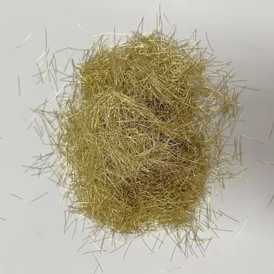 Golden Solid Micro Steel Fiber For Concrete And Highway Road Construction