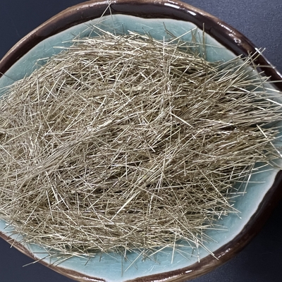 Golden Solid Micro Steel Fiber For Concrete And Highway Road Construction