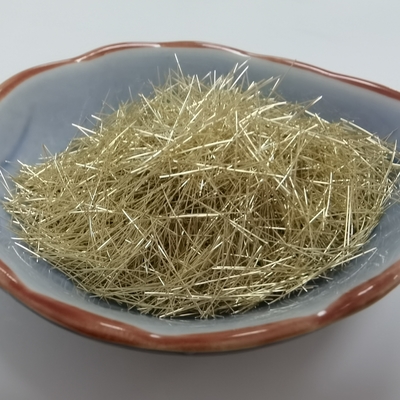 2850 Mpa High Tensile Strength Micro Steel Fibre Fiber With Copper Coated For RPC And UHPC