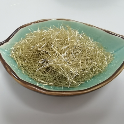 2850 Mpa High Tensile Strength Micro Steel Fibre Fiber With Copper Coated For RPC And UHPC