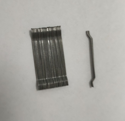 High Bonding Strengh Gray Steel Fiber For Improve Concrete Bonding And Tensile Strength