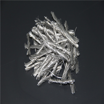 54mm PP Fiber Twisted Bunchy To Improve Mortar Performance