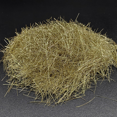 High Performance Brass Coated Micro Steel Fiber For Dry Shotcrete