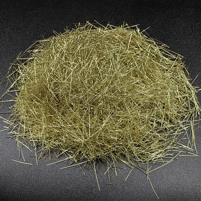 High Performance Brass Coated Micro Steel Fiber For Dry Shotcrete
