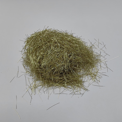 High Performance Brass Coated Micro Steel Fiber For Dry Shotcrete