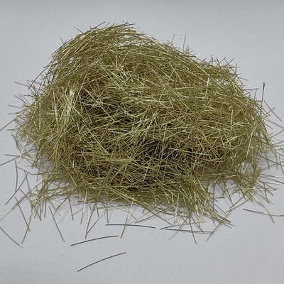 Superior Crack Control Brass Coated Micro Steel Fiber For Slab On Pile