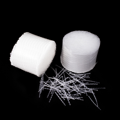 High Crack Resistance Polypropylene PP Macro Fiber Wave Form For Bridge Construction