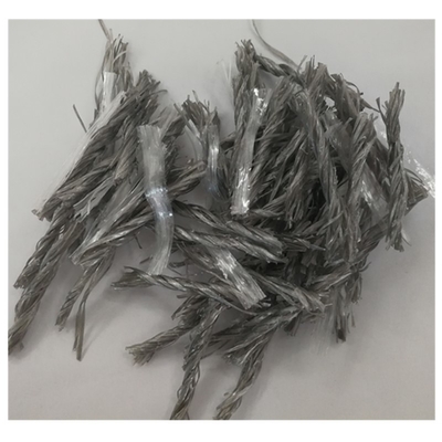 54mm Mixed Polypropylene Fiber Twister And Mesh Form For Concrete Reinforcing