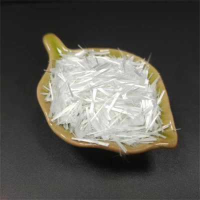 6mm White HD Glass Fiber For Anti Cracking And Reinforcement Concrete