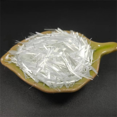 6mm White HD Glass Fiber For Anti Cracking And Reinforcement Concrete