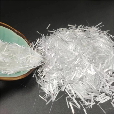 6mm White HD Glass Fiber For Anti Cracking And Reinforcement Concrete