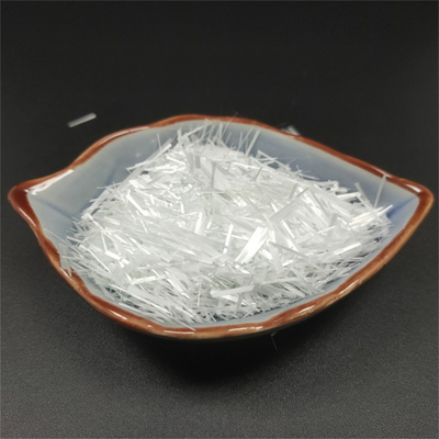 6mm White HD Glass Fiber For Anti Cracking And Reinforcement Concrete