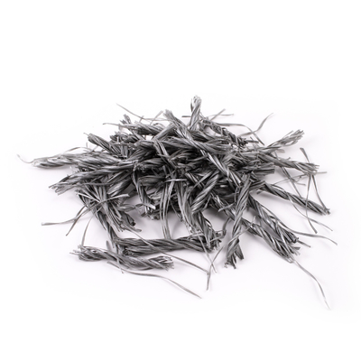 PP Macro Sythetic Fiber Twist 51mm White Color For Pisos Industrial Floor