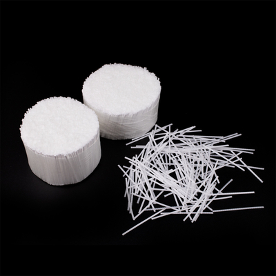 Excellent Antiblocking Effect Synthetic PP Macro Fiber Embossed For Foundations And Roads