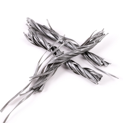 Buliding Polymer Material PP Fiber Twisted Bunchy Form 500T For Crack Resistant