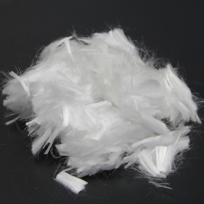Stiffness Macro PP Fiber Powder 15min Break Tensile Ratio FDY Yarn For Concrete