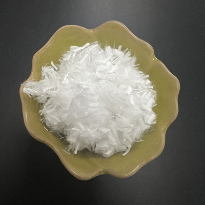 White Staple Fiber 6mmx1.66dtex Short Cut Corn PLA Fiber For Petroleum Drilling