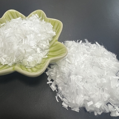 White Staple Fiber 6mmx1.66dtex Short Cut Corn PLA Fiber For Petroleum Drilling