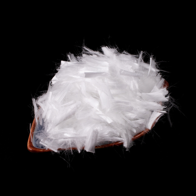 6mm 12mm White Chopped Concrete Polypropylene Fiber For Cement Panel