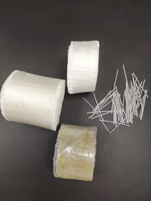9000Mpa  Anti-microcrack And Toughness PP Macro Fiber Embossed For Concrete Engineering