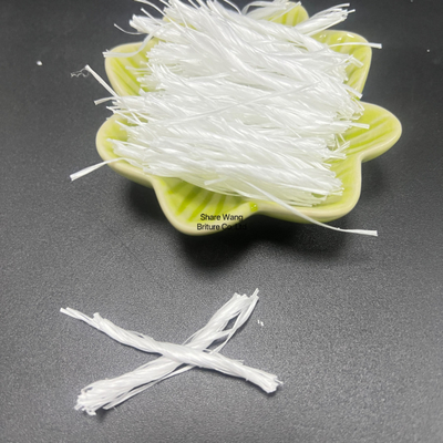 Polypropylene Macro Fiber Twisted Bundle For Concrete Reinforcement In Building Construction PP Fiber Model