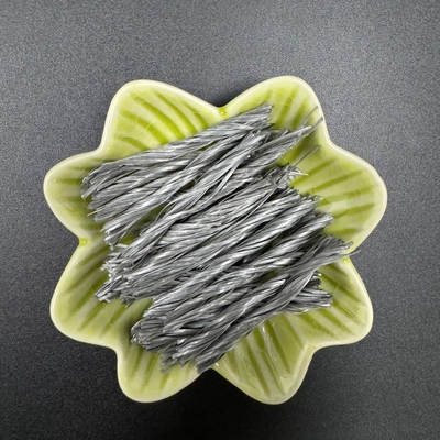 High Strength PP Fiber Twisted Bunchy Form for Concrete Reinforcement in Construction Projects with Better Dispersion