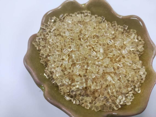 White Or Pale Yellow Granular Chlorinated Polypropylene For Packing Film Of Candy And BOPP Composite Packing.