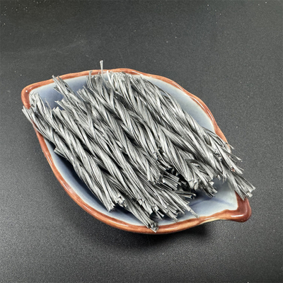 Biture Grey PP Fiber Twisted Bunchy Form For Reinforcement To Crack Resist And Concrete