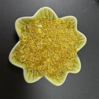 Good Gloss Yellow Semicircle Form Alcohol Soluble Polyamide Resin For Alcohol System Printing Ink
