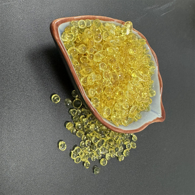 Good Gloss Yellow Semicircle Form Alcohol Soluble Polyamide Resin For Alcohol System Printing Ink