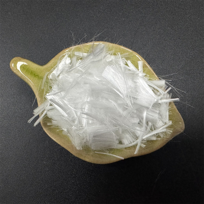 White PP Fiber Monofilament For Increase Cracking Resistance On The Surface Of Industrial Workshop, Warehouse And Parking Lot
