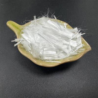 White PP Fiber Monofilament For Increase Cracking Resistance On The Surface Of Industrial Workshop, Warehouse And Parking Lot