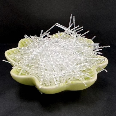 48mm Transparent PP Macro Fiber Wave For Waterproof Layer And Buffer Layer Of Underground Water Conservancy Project And Tunnel