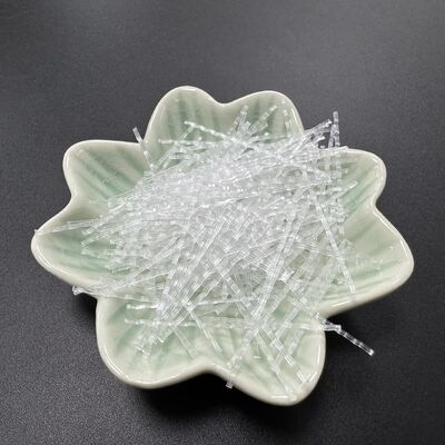 High Performance Polypropylene PP Macro Fiber Wave Form For Bridge Construction