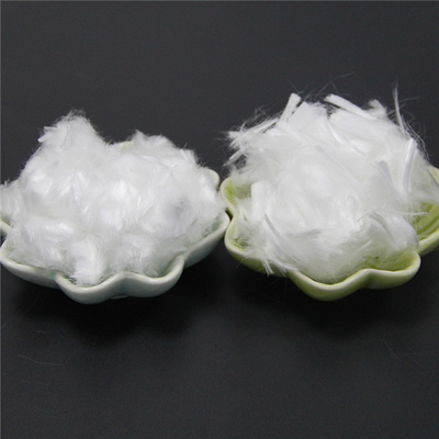 white polypropylene pp macro fiber for concrete industrial floor