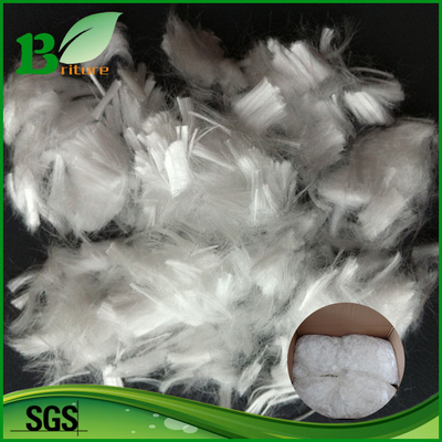 Nylon fiber 6mm in concrete product for reinforcement and crack-resistant