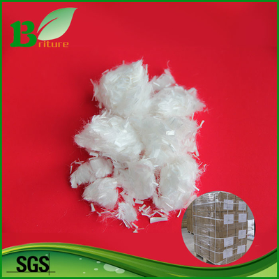 Nylon fiber 6mm in concrete product for reinforcement and crack-resistant
