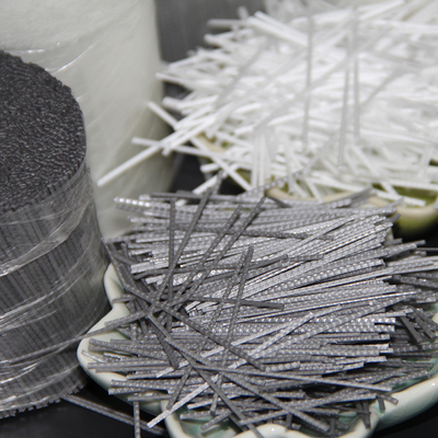 Synthetic PP Microfiber Plastic Fiber Reinforced Concrete 54mm For Construction
