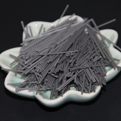 Plastic PP Embossed Macro Synthetic Fibers Concrete For Reinforcement