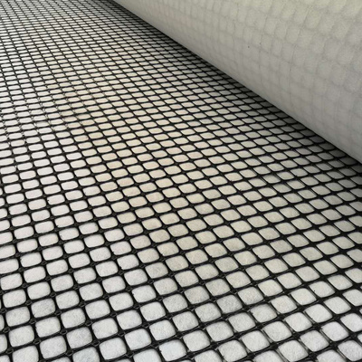 150gsm Geotextile polypropylene PP Biaxial Geogrid For Slope Stabilization 30-30kN/M