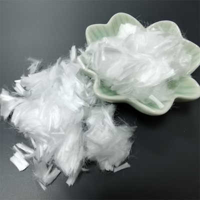 White Micro Polypropylene Concrete PP Fiber Fiberglass Cement