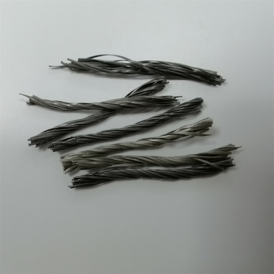 Crack Resistant Macro Strengthening Nylon Concrete Fibers 50mm